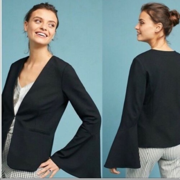 NWT Anthropologie bell sleeve blazer - Picture 7 of 7